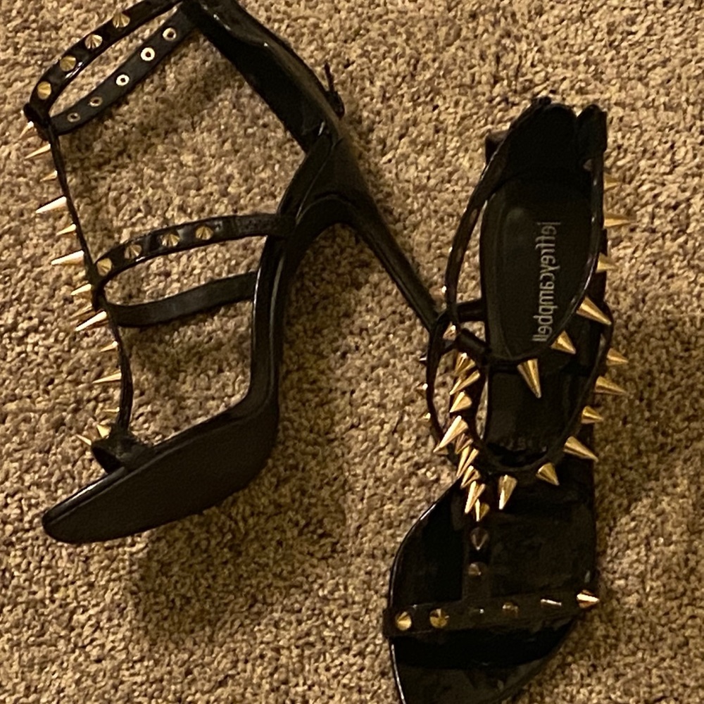 Jeffrey Campbell studded heel sandal